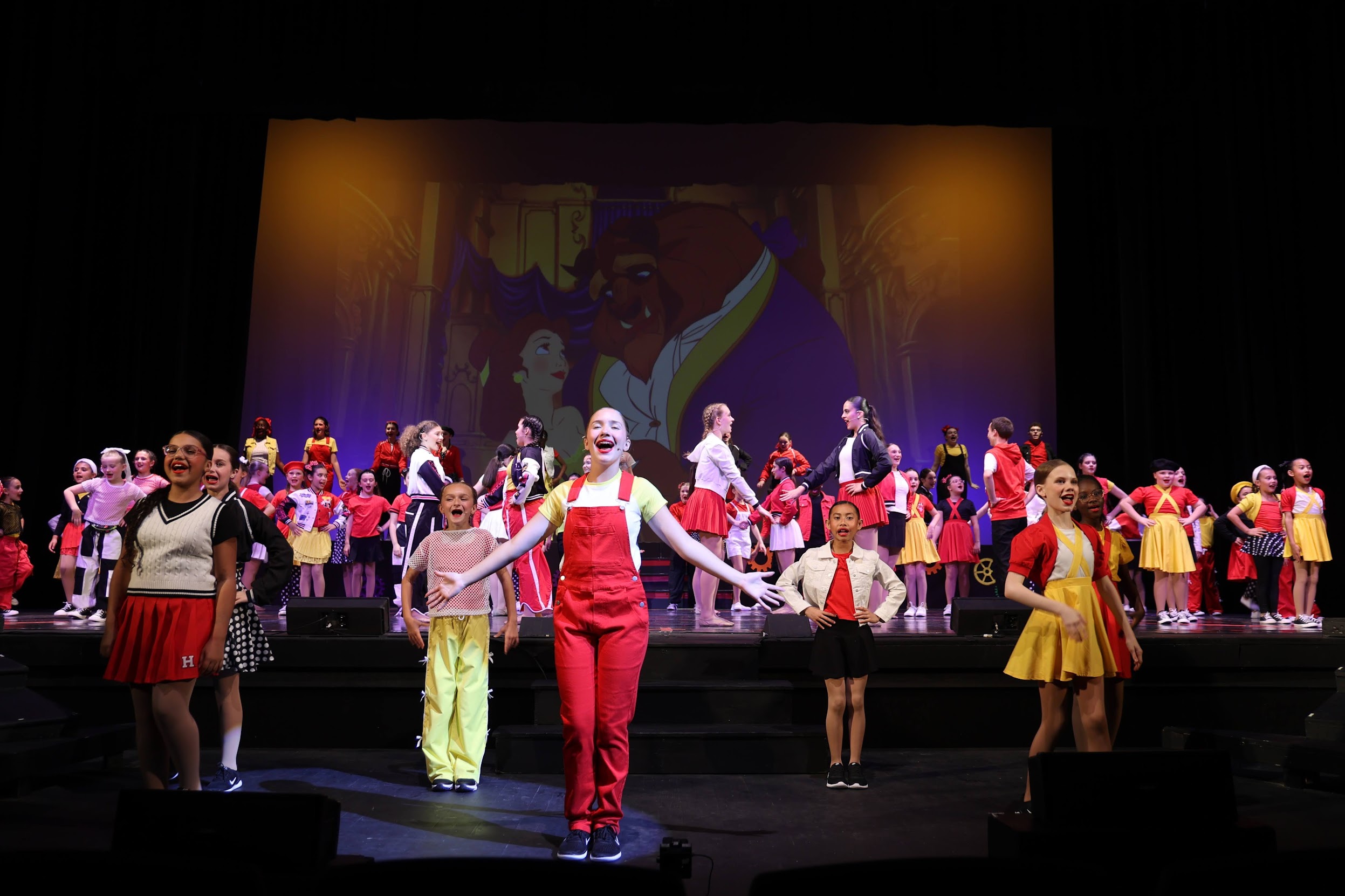 Students performing musical theater